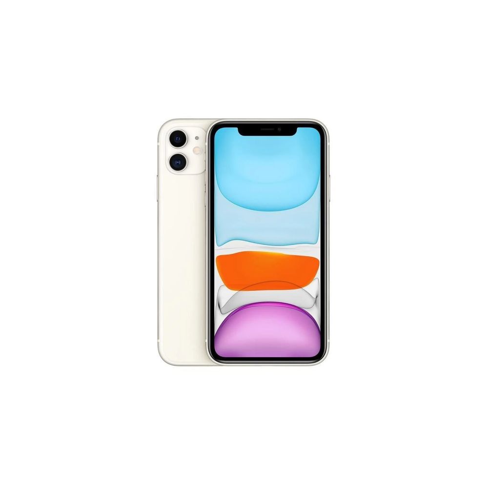 iPhone 11 128GB Branco iOS 4G Câmera 12MP - Apple - CELULARES E